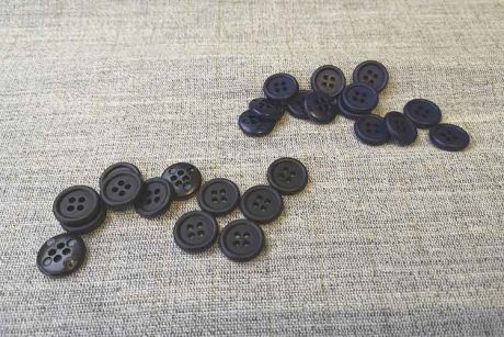 Vintage 4-hole coat buttons