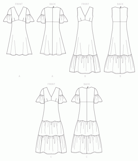 B6678 Misses'/Misses' Petite Dress