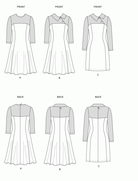 B6707 Misses'/Women's Dress