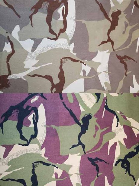 100% Cotton Camouflage Twill