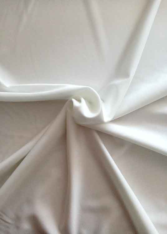 Smooth stretch Spandex 8 colours White