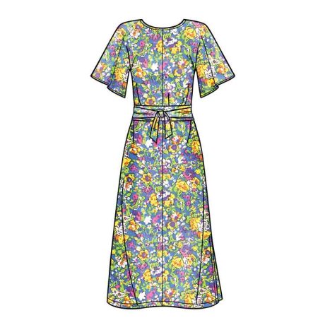 S8981 Misses' Front Tie Dresses