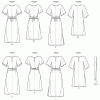 S8981 Misses' Front Tie Dresses
