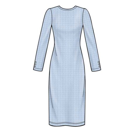 S8982 Misses' Knit Two Piece Sweater Dress, Tops, Skirts