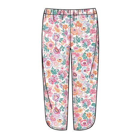 S8998 Children's Easy-To-Sew Sportswear Dress, Top, Pants