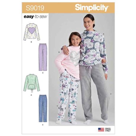 S9019 Girls' & Misses' Loungewear