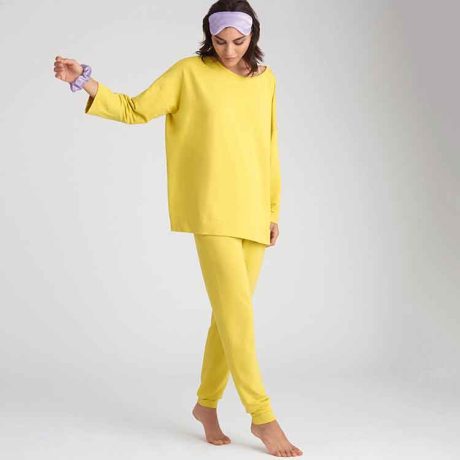 S9020 Misses' Sleepwear Knit Tops, Pants, Shorts & Accessories