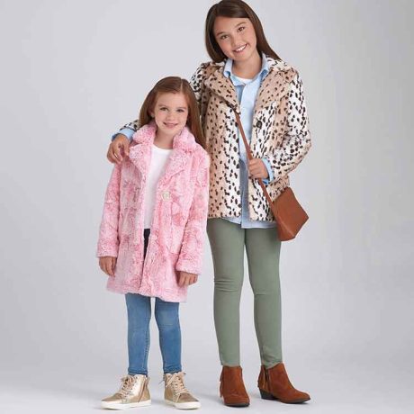 S9027 Children's & Girls' Lined Coat