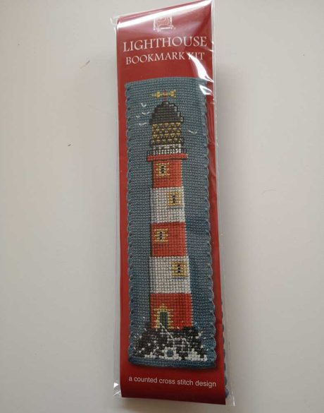 "Lighthouse" bookmark cross-stitch embroidery kit