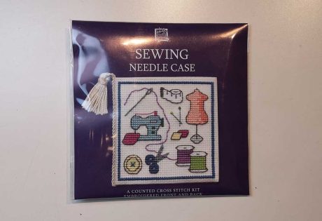 "Sewing" needlecase cross-stitch embroidery kit