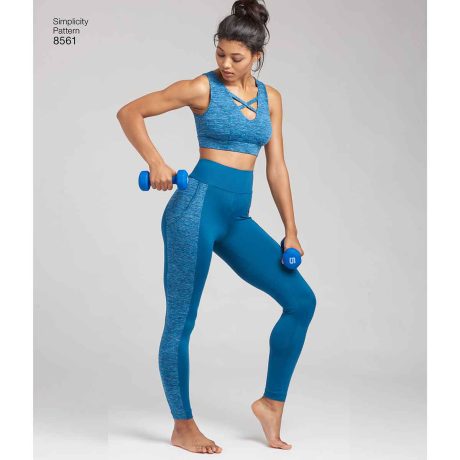 Simplicity Pattern 8561 Womens Leggings