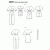 S8907 Misses' Jumpsuit, Romper, Dresses, and Belt
