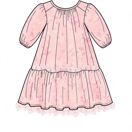 S8935 Children's Dresses - Image 9