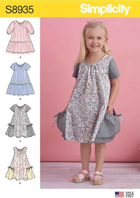 S8935 Children's Dresses