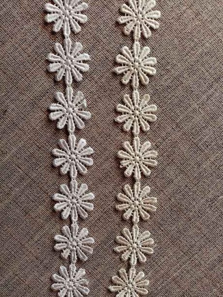 Daisy design guipure trim (24mm)