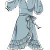 M8036 Misses' Dresses & Sash