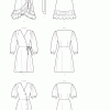 M8036 Misses' Dresses & Sash