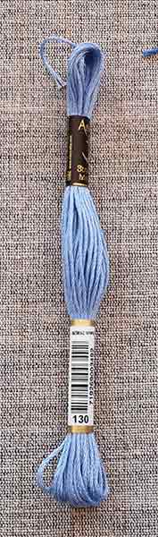 Anchor Stranded Cotton, 8m skein (blues)
