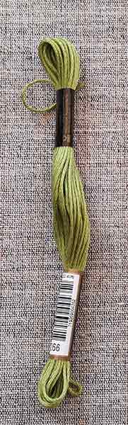Anchor Stranded Cotton, 8m skein (greens #2)