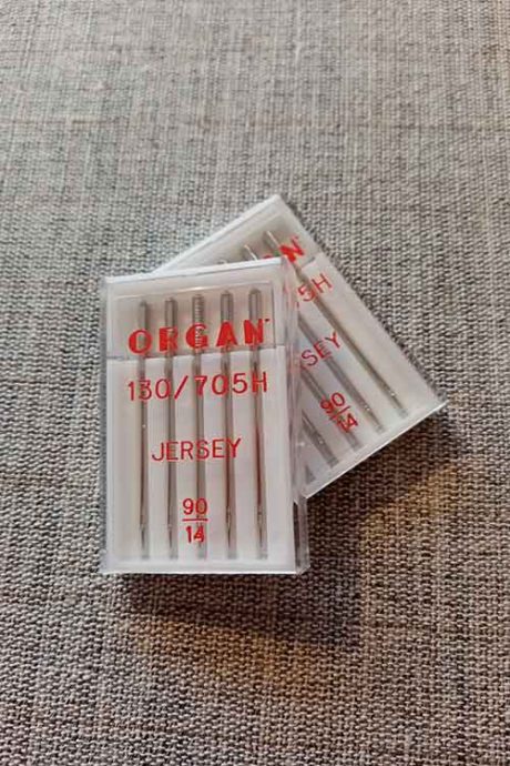 Organ machine needles, ballpoint (jersey) 90/14