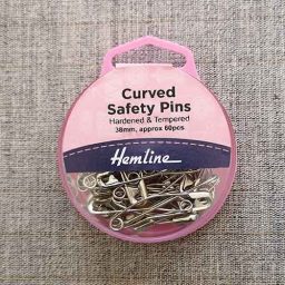 Curved safety pins (38mm)