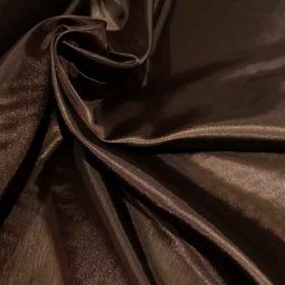 100% polyester Habutai lining (0.9m Remnant - Espresso Brown)