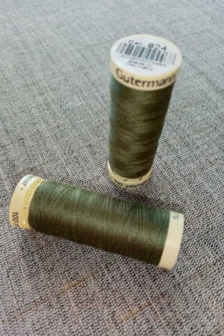 Gutermann Sew All Thread Col. 824 (khaki)