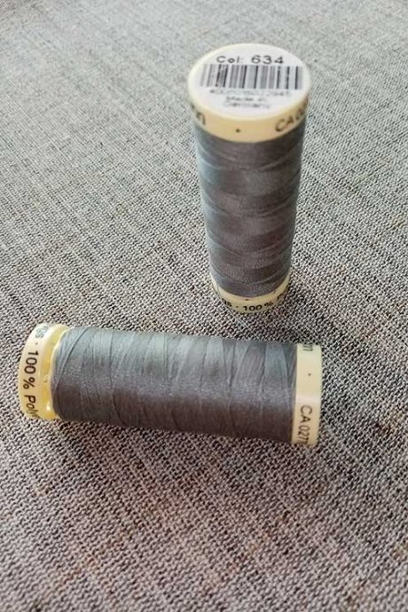 Gutermann Sew All Thread Col. 634 (mid-grey)