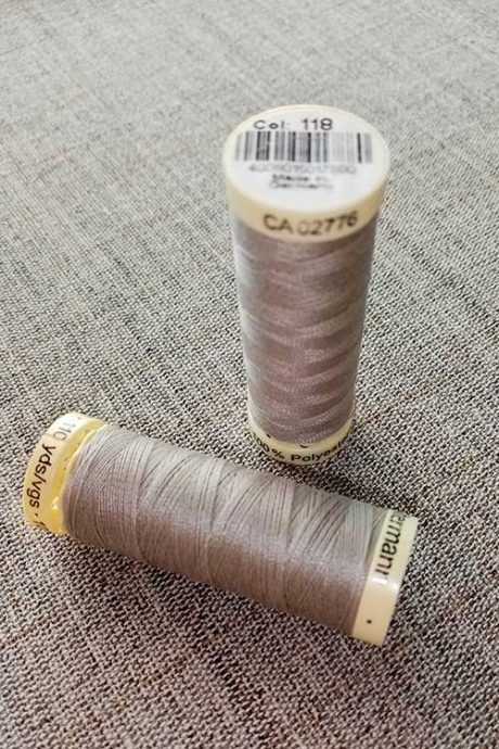 Gutermann Sew All Thread Col. 118 (mushroom grey)