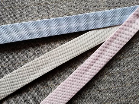 Soft 100% cotton pique 20mm bias binding