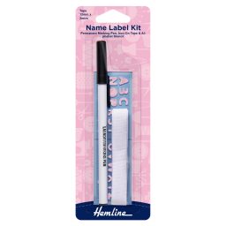 Name tape kit and pen