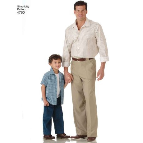 S4760 Boys and Men Shirts and Trousers - Image 3