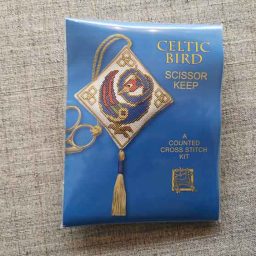 "Celtic Bird" Scissor Keep Cross Stitch Embroidery Kit