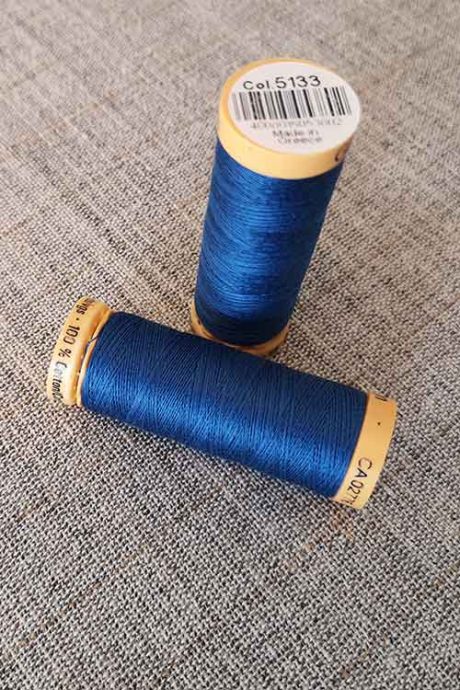Gutermann Cotton Thread #5133 (blue)