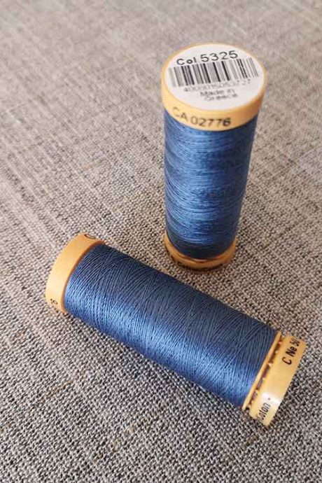 Gutermann Cotton Thread #5325 (blue)