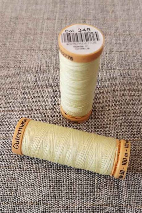 Gutermann Cotton Thread #349 (cream)