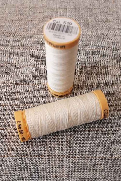 Gutermann Cotton Thread #519 (ivory)