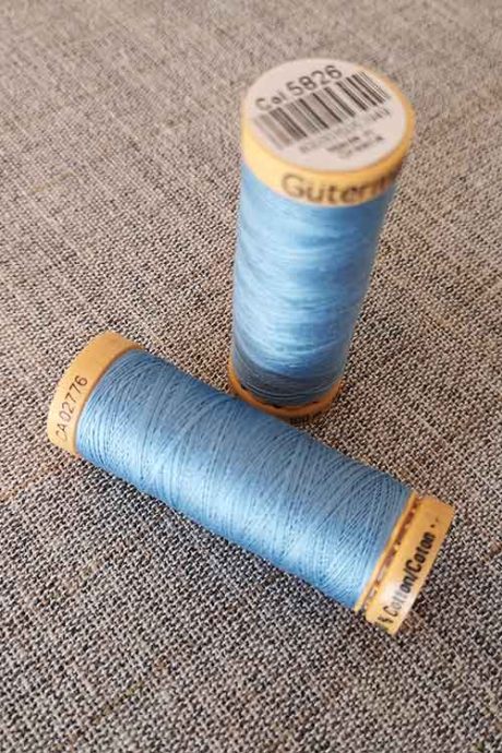 Gutermann Cotton Thread #5826 (light blue)