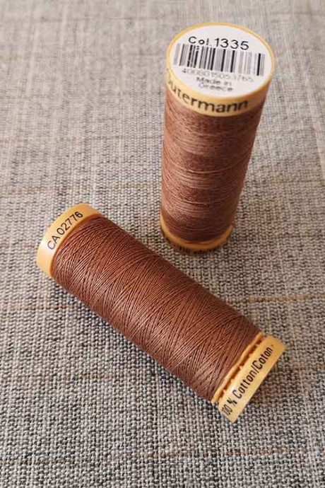 Gutermann Cotton Thread #1335 (mid brown)