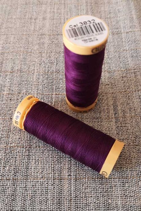 Gutermann Cotton Thread #3832 (purple)