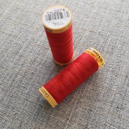 Gutermann Cotton Thread #2074 (red)