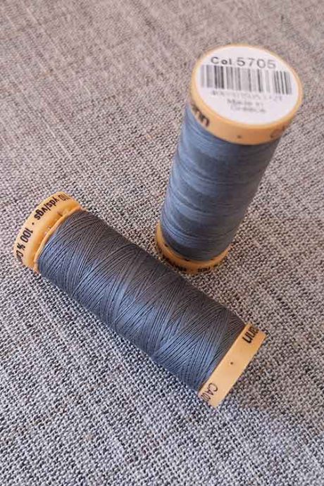 Gutermann Cotton Thread #5707 (slate grey)