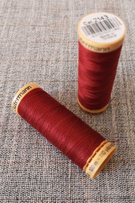 Gutermann Cotton Thread #2143 (wine)