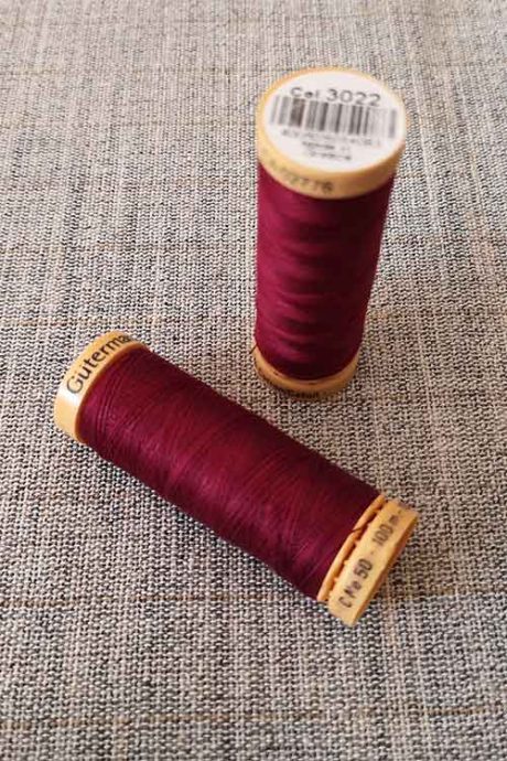 Gutermann Cotton Thread #3022 (wine)