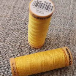 Gutermann Cotton Thread #588 (yellow)