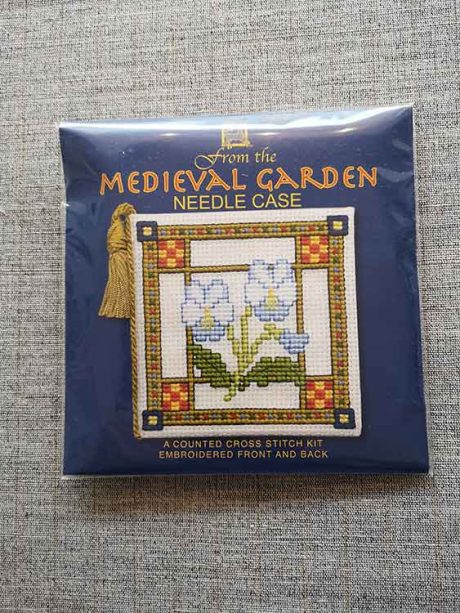 "Medieval Garden" Needle Case Cross Stitch Embroidery Kit