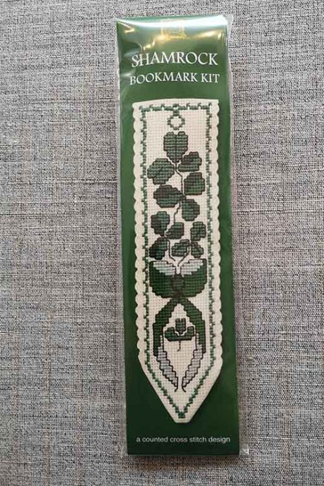 "Shamrock" Bookmark Cross Stitch Embroidery Kit