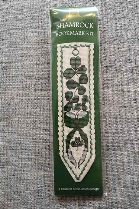 "Shamrock" Bookmark Cross Stitch Embroidery Kit