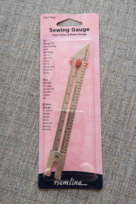 Hemline seam/sewing gauge