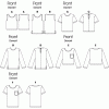 B6751 Misses'/Misses' Petite Pullover Tops